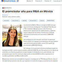 El prometedor ao para M&A en Mxico